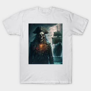 zombie skeleton pirate T-Shirt